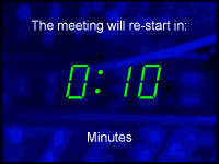digital countdown clock - powerpoint backgrounds