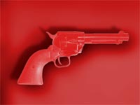 hand gun - powerpoint backgrounds