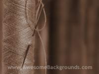 needle and cotton - powerpoint backgrounds