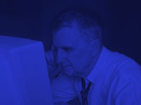 screen stressed - powerpoint presentation backgrounds