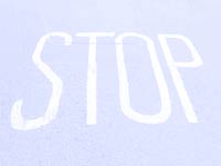 stop road marking - powerpoint backgrounds